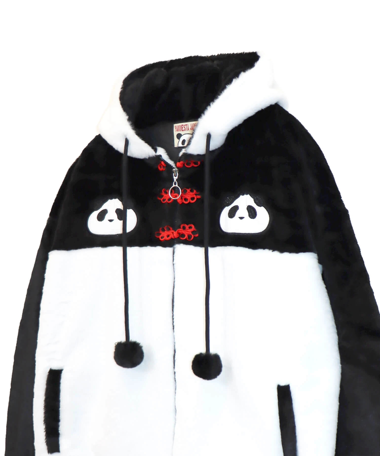 PANDIESTA(パンディエスタ) |SB PANDIESTA なりきり中華パンダ フェイクファー ブルゾン(595100 MENS/WOMENS)