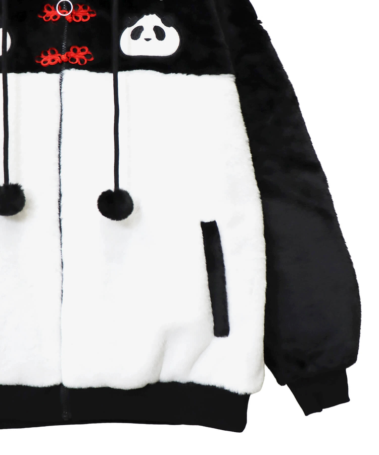 PANDIESTA(パンディエスタ) |SB PANDIESTA なりきり中華パンダ フェイクファー ブルゾン(595100 MENS/WOMENS)