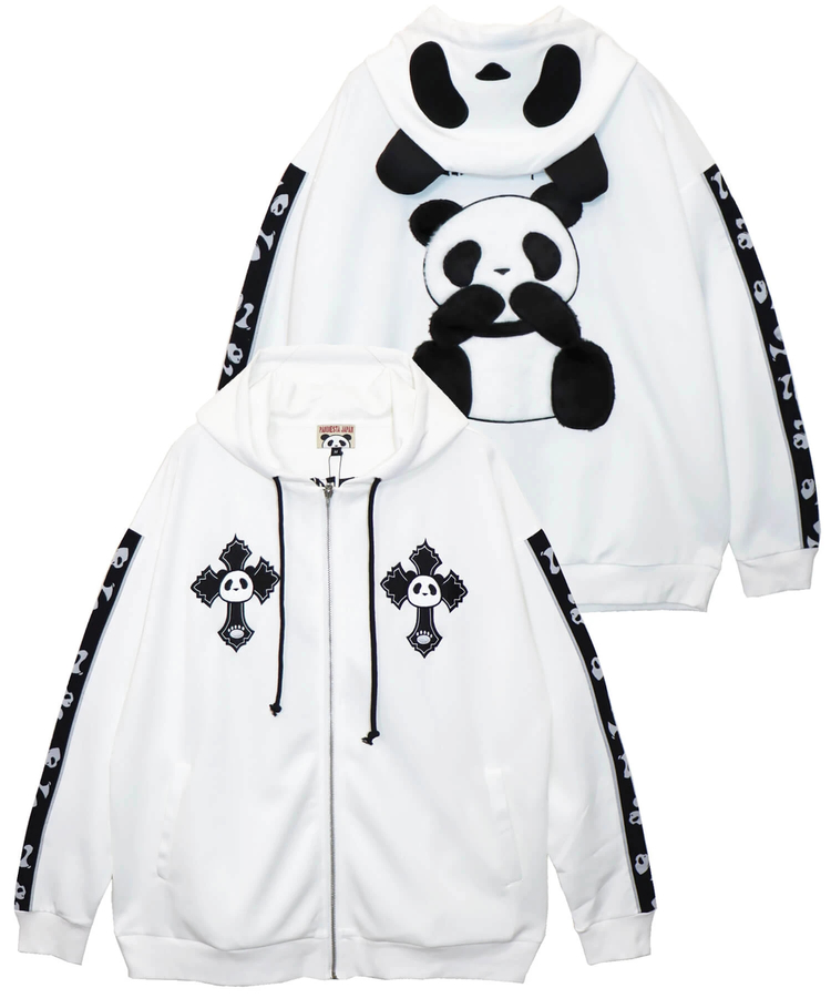 PANDIESTA(パンディエスタ) |SB PANDIESTA ぬいぐるみパンダ フルジップ パーカー (595103 MENS/WOMENS)