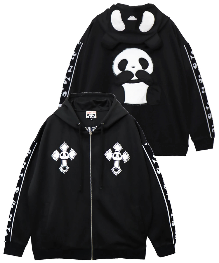 PANDIESTA(パンディエスタ) |SB PANDIESTA ぬいぐるみパンダ フルジップ パーカー (595103 MENS/WOMENS)