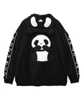 PANDIESTA(パンディエスタ) |SB PANDIESTA ぬいぐるみパンダ フルジップ パーカー (595103 MENS/WOMENS)