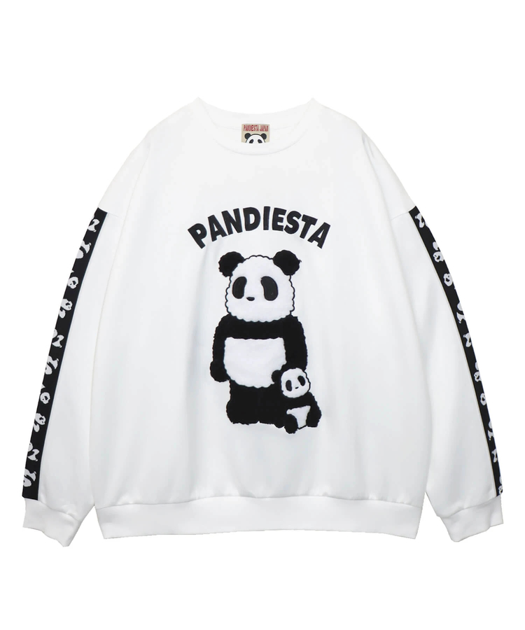 PANDIESTA(パンディエスタ) |SB PANDIESTA ぬいぐるみパンダ プルオーバー (595105 MENS/WOMENS)