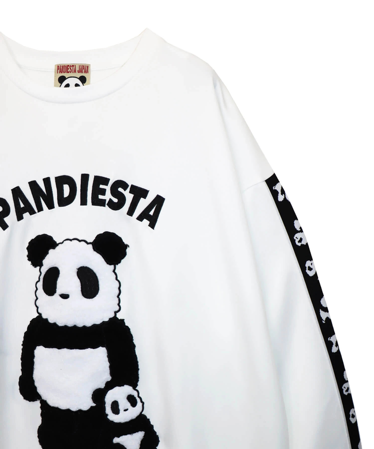 PANDIESTA(パンディエスタ) |SB PANDIESTA ぬいぐるみパンダ プルオーバー (595105 MENS/WOMENS)
