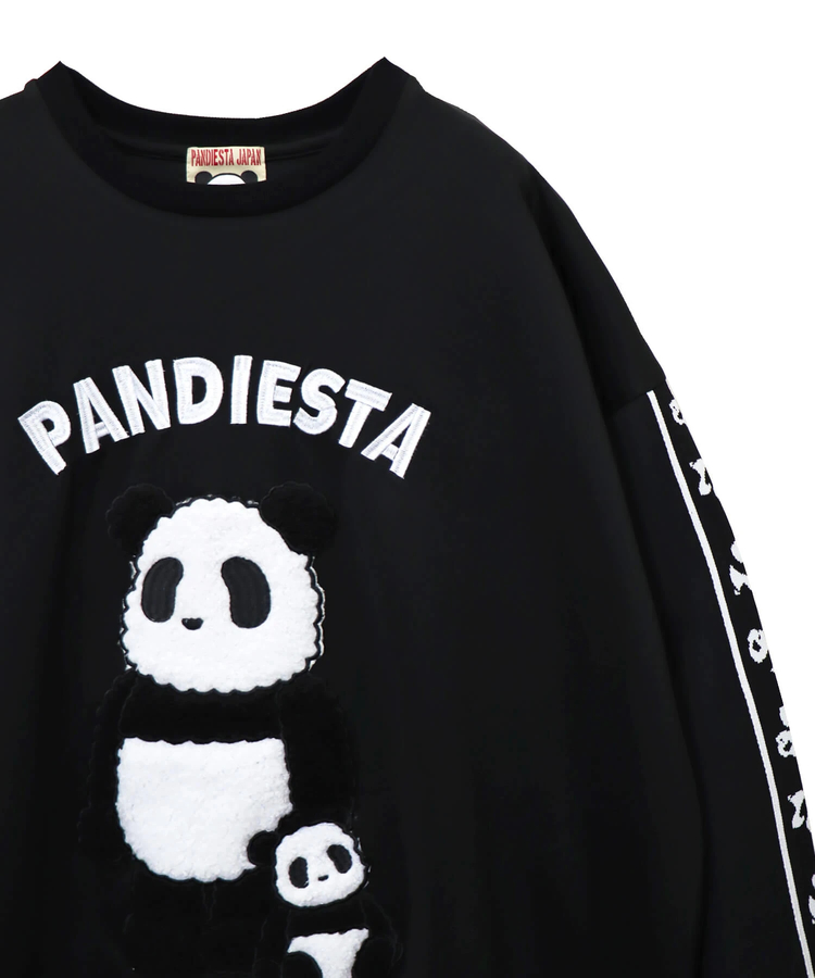 PANDIESTA(パンディエスタ) |SB PANDIESTA ぬいぐるみパンダ プルオーバー (595105 MENS/WOMENS)