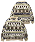PANDIESTA(パンディエスタ) |SB 熊猫謹製 ノルディック パンダ ジャガード クルー ニット(595959 MENS/WOMENS)