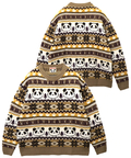 PANDIESTA(パンディエスタ) |SB 熊猫謹製 ノルディック パンダ ジャガード クルー ニット(595959 MENS/WOMENS)