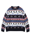 PANDIESTA(パンディエスタ) |SB 熊猫謹製 ノルディック パンダ ジャガード クルー ニット(595959 MENS/WOMENS)