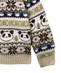 PANDIESTA(パンディエスタ) |SB 熊猫謹製 ノルディック パンダ ジャガード クルー ニット(595959 MENS/WOMENS)