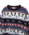 PANDIESTA(パンディエスタ) |SB 熊猫謹製 ノルディック パンダ ジャガード クルー ニット(595959 MENS/WOMENS)