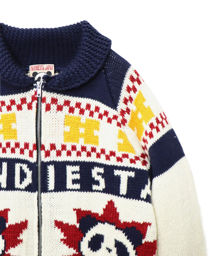 SB 熊猫謹製 カナディアン パンダ カウチン カーディガン ジャケット