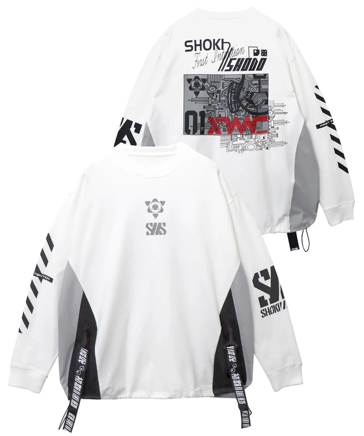 PANDIESTA(パンディエスタ) |SB 初期衝動 ストラップ リフレクター ロングスリーブTシャツ(595850 MENS/WOMENS)