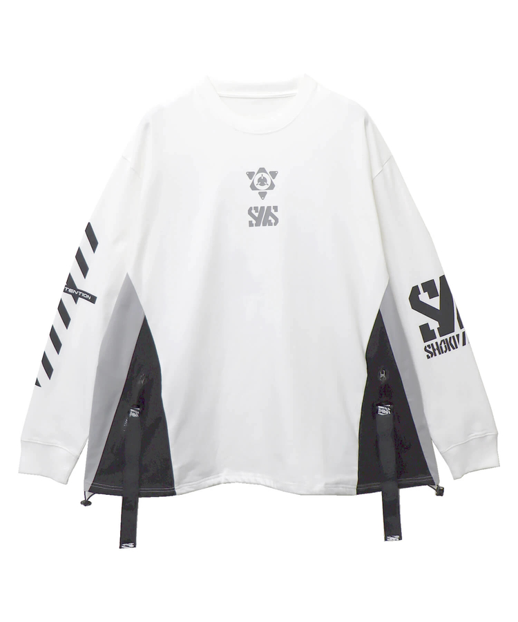 PANDIESTA(パンディエスタ) |SB 初期衝動 ストラップ リフレクター ロングスリーブTシャツ(595850 MENS/WOMENS)