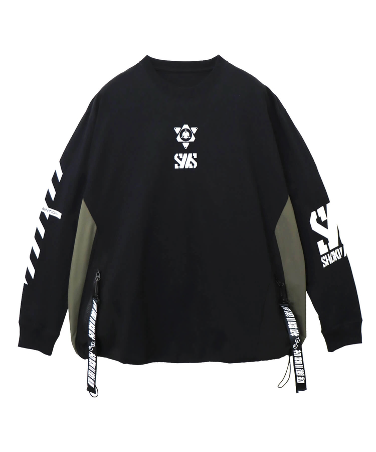 PANDIESTA(パンディエスタ) |SB 初期衝動 ストラップ リフレクター ロングスリーブTシャツ(595850 MENS/WOMENS)