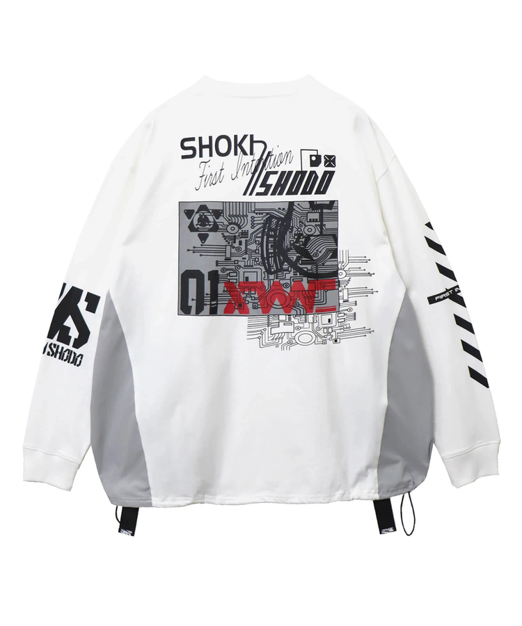 PANDIESTA(パンディエスタ) |SB 初期衝動 ストラップ リフレクター ロングスリーブTシャツ(595850 MENS/WOMENS)