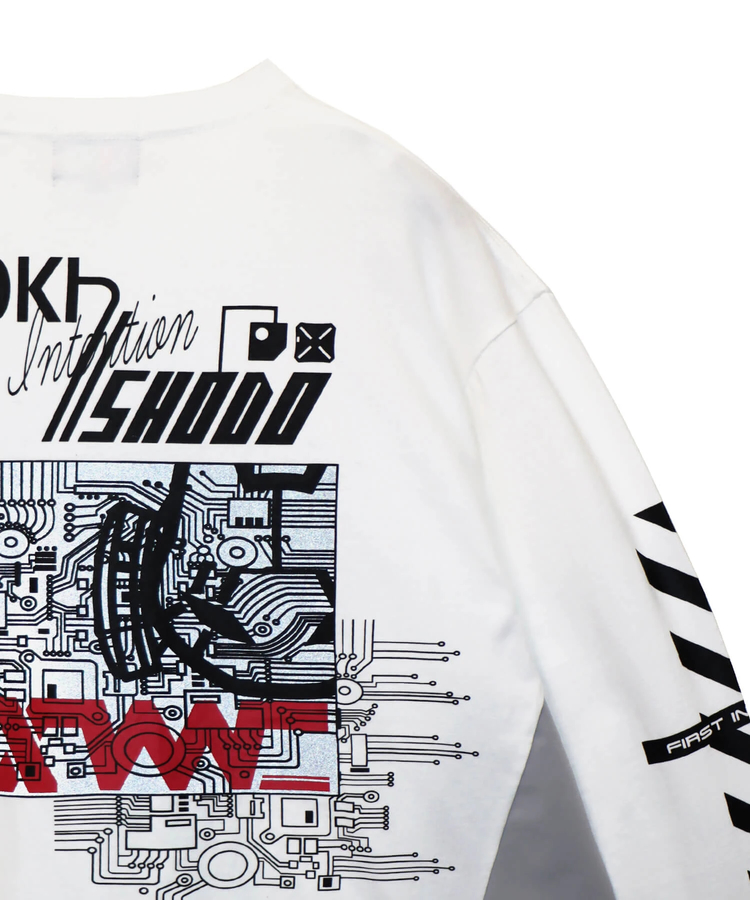 PANDIESTA(パンディエスタ) |SB 初期衝動 ストラップ リフレクター ロングスリーブTシャツ(595850 MENS/WOMENS)