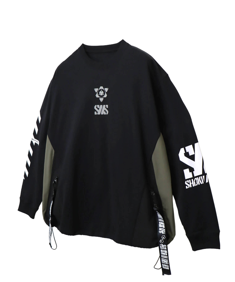 PANDIESTA(パンディエスタ) |SB 初期衝動 ストラップ リフレクター ロングスリーブTシャツ(595850 MENS/WOMENS)