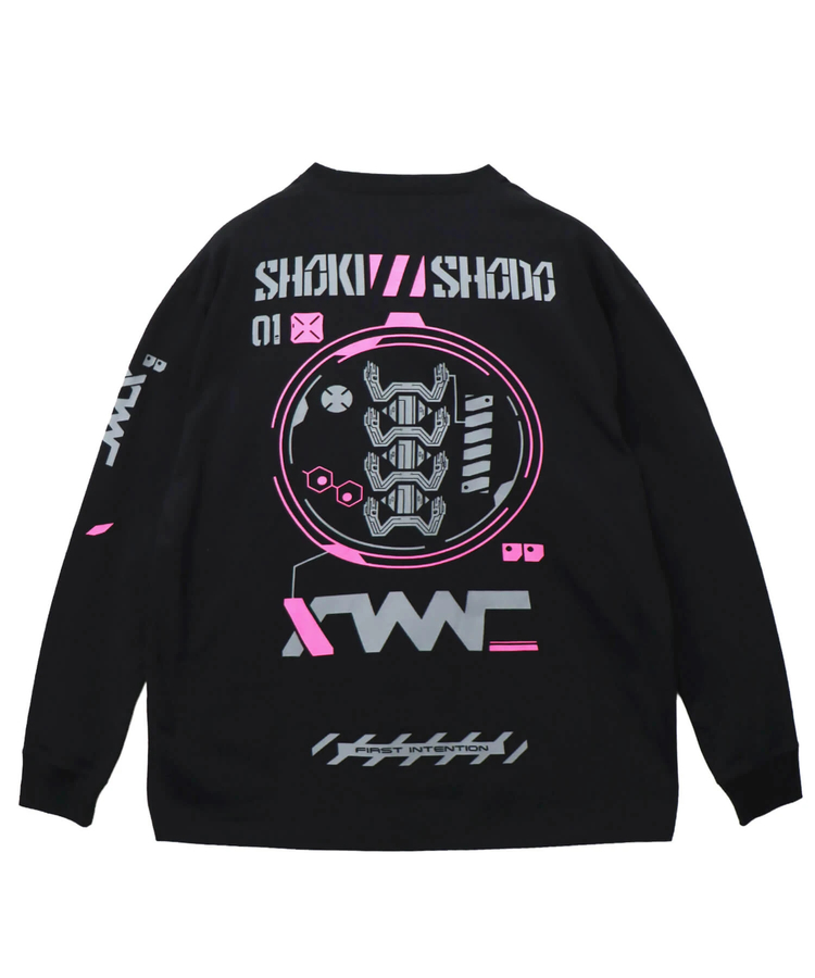 PANDIESTA(パンディエスタ) |SB 初期衝動 カーボンライクポケット ロングスリーブTシャツ(595851 MENS/WOMENS)