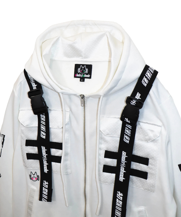 PANDIESTA(パンディエスタ) |SB 初期衝動 ハーネスストラップ フルジップ パーカー(595951 MENS/WOMENS)