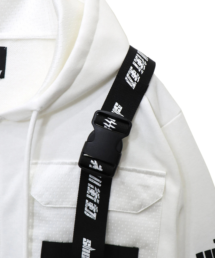 PANDIESTA(パンディエスタ) |SB 初期衝動 ハーネスストラップ フルジップ パーカー(595951 MENS/WOMENS)