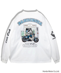 PANDIESTA(パンディエスタ) |SB Honda Pandiesta Little CUB カフェブレイク ロングスリーブ Tシャツ(595500 MENS/WOMENS)