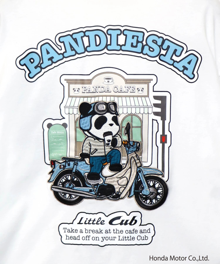 PANDIESTA(パンディエスタ) |SB Honda Pandiesta Little CUB カフェブレイク ロングスリーブ Tシャツ(595500 MENS/WOMENS)