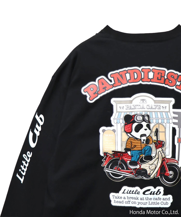 PANDIESTA(パンディエスタ) |SB Honda Pandiesta Little CUB カフェブレイク ロングスリーブ Tシャツ(595500 MENS/WOMENS)