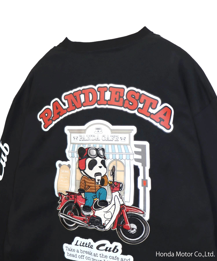 PANDIESTA(パンディエスタ) |SB Honda Pandiesta Little CUB カフェブレイク ロングスリーブ Tシャツ(595500 MENS/WOMENS)