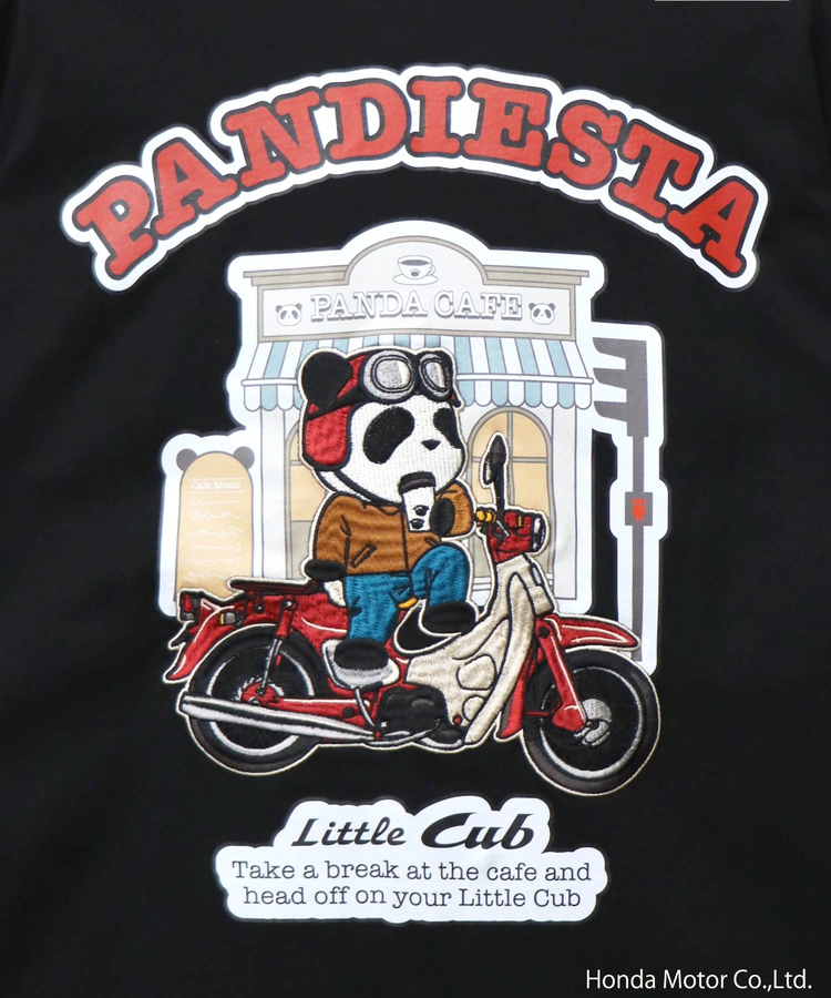 PANDIESTA(パンディエスタ) |SB Honda Pandiesta Little CUB カフェブレイク ロングスリーブ Tシャツ(595500 MENS/WOMENS)