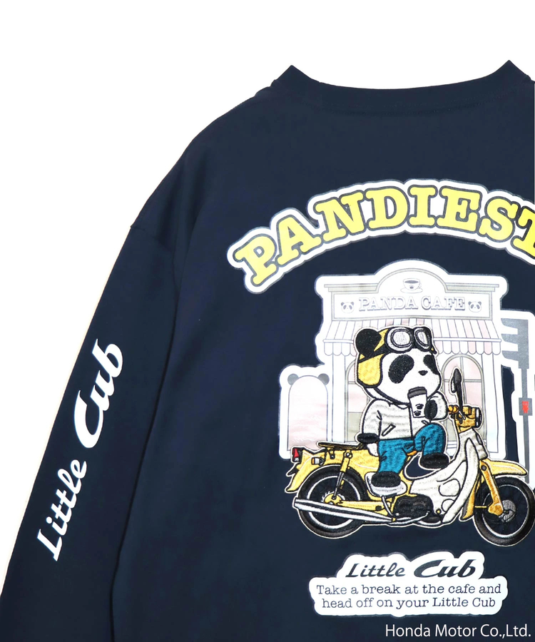 PANDIESTA(パンディエスタ) |SB Honda Pandiesta Little CUB カフェブレイク ロングスリーブ Tシャツ(595500 MENS/WOMENS)