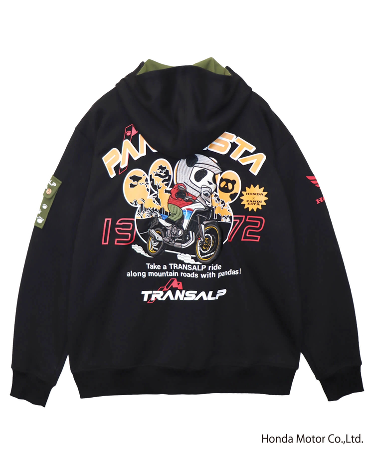 PANDIESTA(パンディエスタ) |SB Honda Pandiesta TRANSALP マウンテンライド フルジップパーカー(595502 MENS/WOMENS)