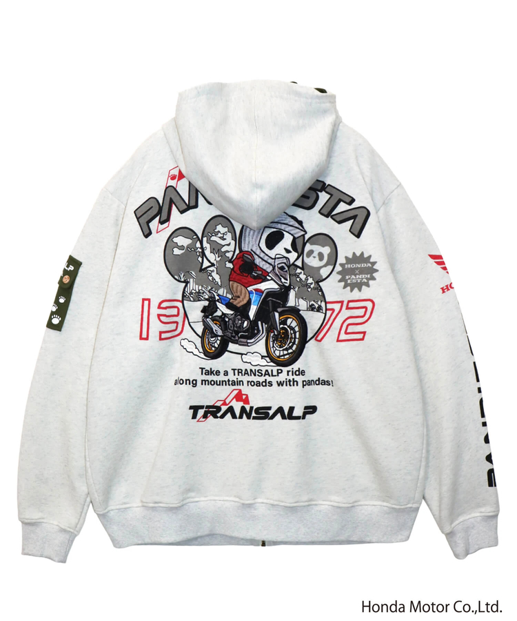 PANDIESTA(パンディエスタ) |SB Honda Pandiesta TRANSALP マウンテンライド フルジップパーカー(595502 MENS/WOMENS)