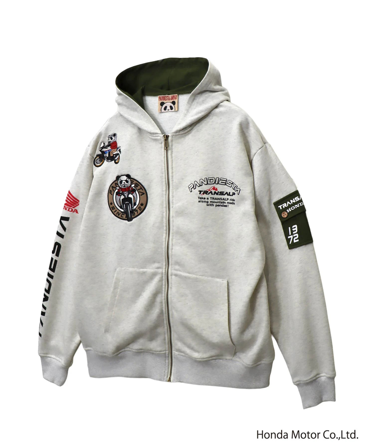 PANDIESTA(パンディエスタ) |SB Honda Pandiesta TRANSALP マウンテンライド フルジップパーカー(595502 MENS/WOMENS)