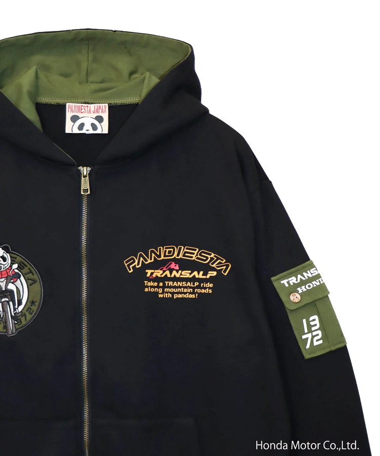 PANDIESTA(パンディエスタ) |SB Honda Pandiesta TRANSALP マウンテンライド フルジップパーカー(595502 MENS/WOMENS)