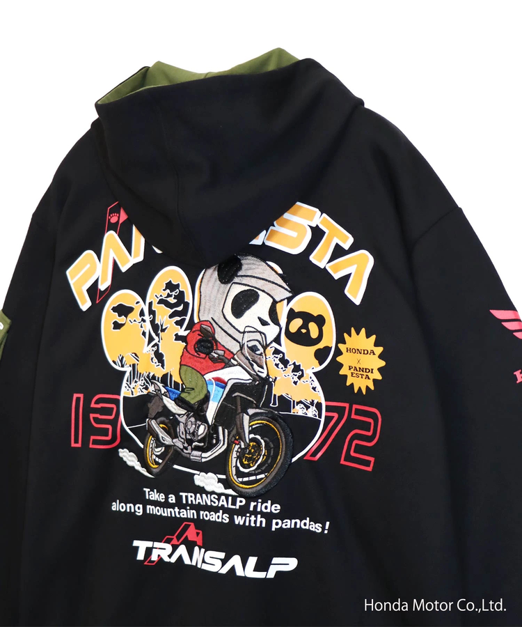 PANDIESTA(パンディエスタ) |SB Honda Pandiesta TRANSALP マウンテンライド フルジップパーカー(595502 MENS/WOMENS)