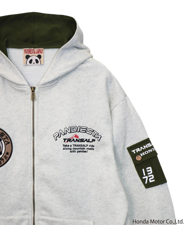 PANDIESTA(パンディエスタ) |SB Honda Pandiesta TRANSALP マウンテンライド フルジップパーカー(595502 MENS/WOMENS)