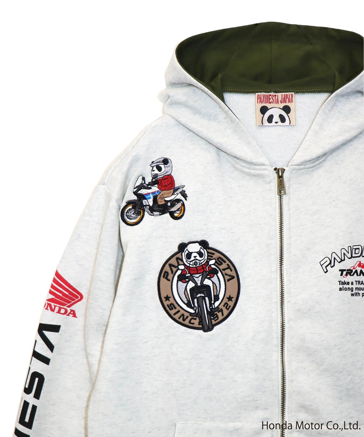 PANDIESTA(パンディエスタ) |SB Honda Pandiesta TRANSALP マウンテンライド フルジップパーカー(595502 MENS/WOMENS)