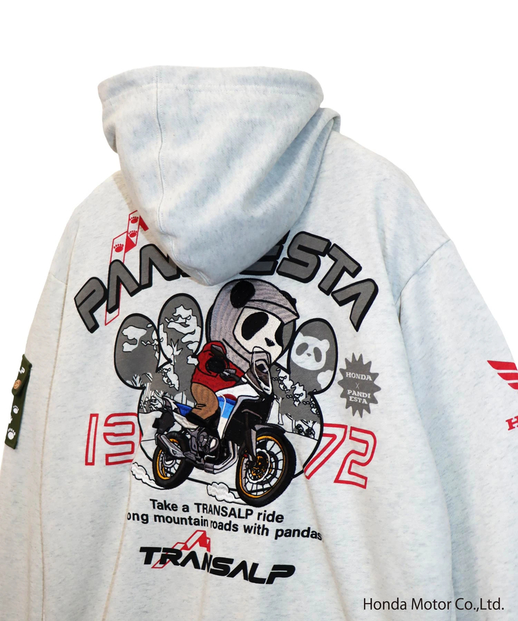 PANDIESTA(パンディエスタ) |SB Honda Pandiesta TRANSALP マウンテンライド フルジップパーカー(595502 MENS/WOMENS)