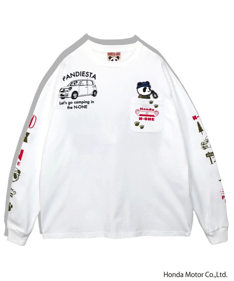 PANDIESTA(パンディエスタ) |SB Honda Pandiesta N-ONE Go To CAMP ロングスリーブ Tシャツ(595501 MENS/WOMENS)