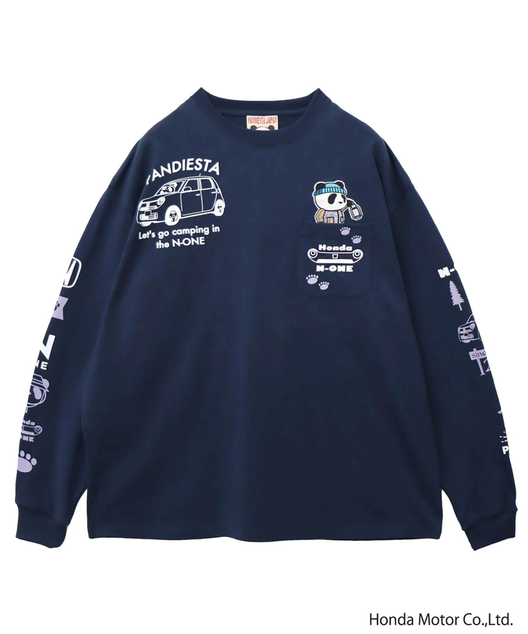 PANDIESTA(パンディエスタ) |SB Honda Pandiesta N-ONE Go To CAMP ロングスリーブ Tシャツ(595501 MENS/WOMENS)