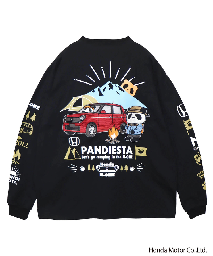 PANDIESTA(パンディエスタ) |SB Honda Pandiesta N-ONE Go To CAMP ロングスリーブ Tシャツ(595501 MENS/WOMENS)