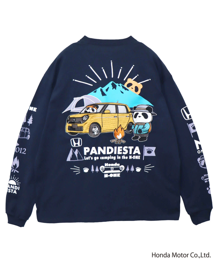 PANDIESTA(パンディエスタ) |SB Honda Pandiesta N-ONE Go To CAMP ロングスリーブ Tシャツ(595501 MENS/WOMENS)