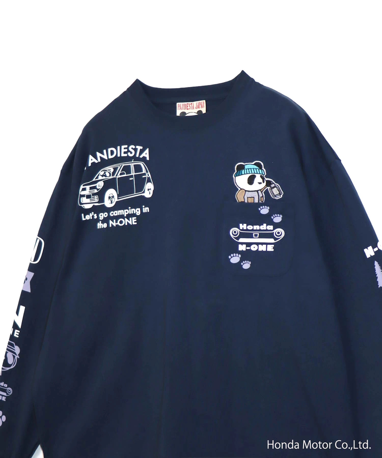 PANDIESTA(パンディエスタ) |SB Honda Pandiesta N-ONE Go To CAMP ロングスリーブ Tシャツ(595501 MENS/WOMENS)