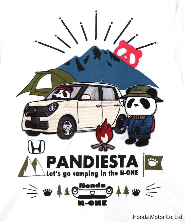 PANDIESTA(パンディエスタ) |SB Honda Pandiesta N-ONE Go To CAMP ロングスリーブ Tシャツ(595501 MENS/WOMENS)