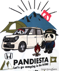PANDIESTA(パンディエスタ) |SB Honda Pandiesta N-ONE Go To CAMP ロングスリーブ Tシャツ(595501 MENS/WOMENS)