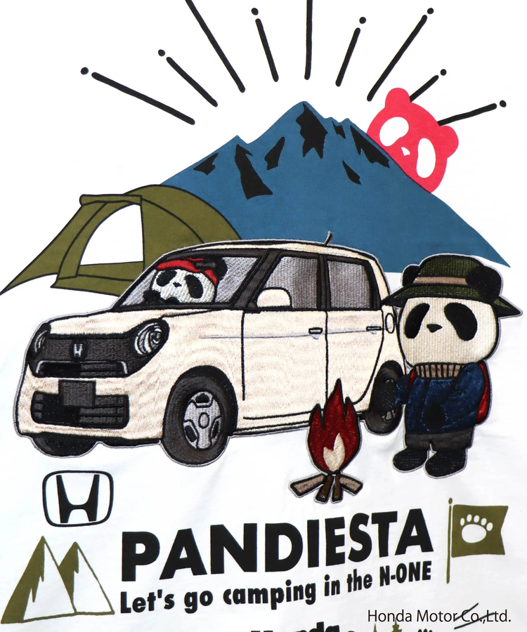 PANDIESTA(パンディエスタ) |SB Honda Pandiesta N-ONE Go To CAMP ロングスリーブ Tシャツ(595501 MENS/WOMENS)