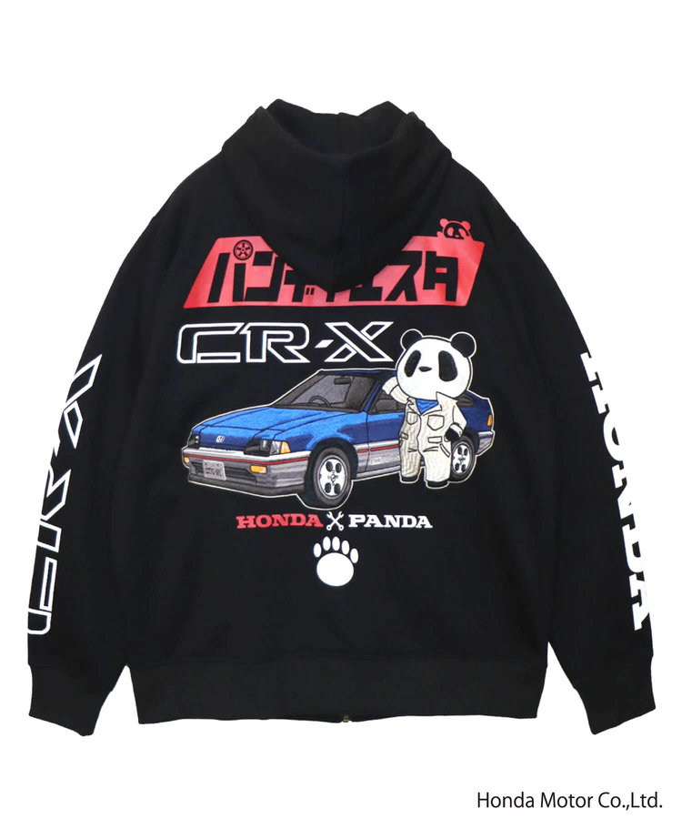PANDIESTA(パンディエスタ) |SB Honda Pandiesta CR-X メカニックパンダ フルジップパーカー(595503 MENS/WOMENS)