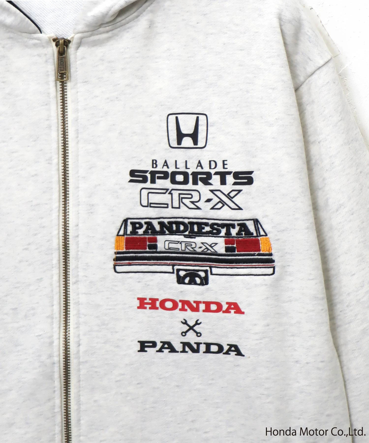 PANDIESTA(パンディエスタ) |SB Honda Pandiesta CR-X メカニックパンダ フルジップパーカー(595503 MENS/WOMENS)