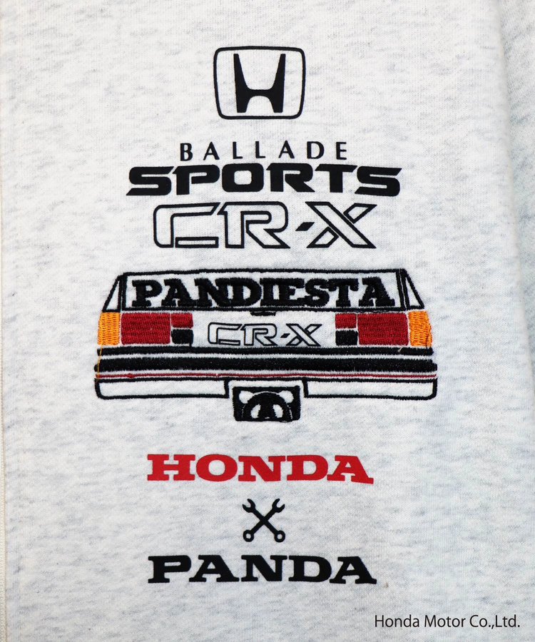PANDIESTA(パンディエスタ) |SB Honda Pandiesta CR-X メカニックパンダ フルジップパーカー(595503 MENS/WOMENS)