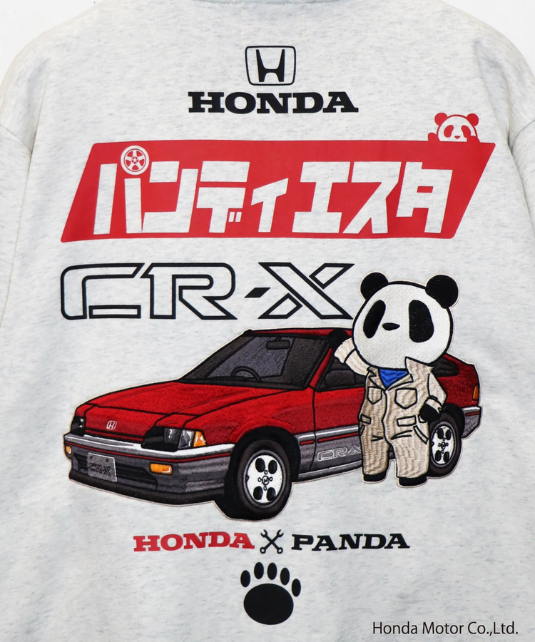PANDIESTA(パンディエスタ) |SB Honda Pandiesta CR-X メカニックパンダ フルジップパーカー(595503 MENS/WOMENS)