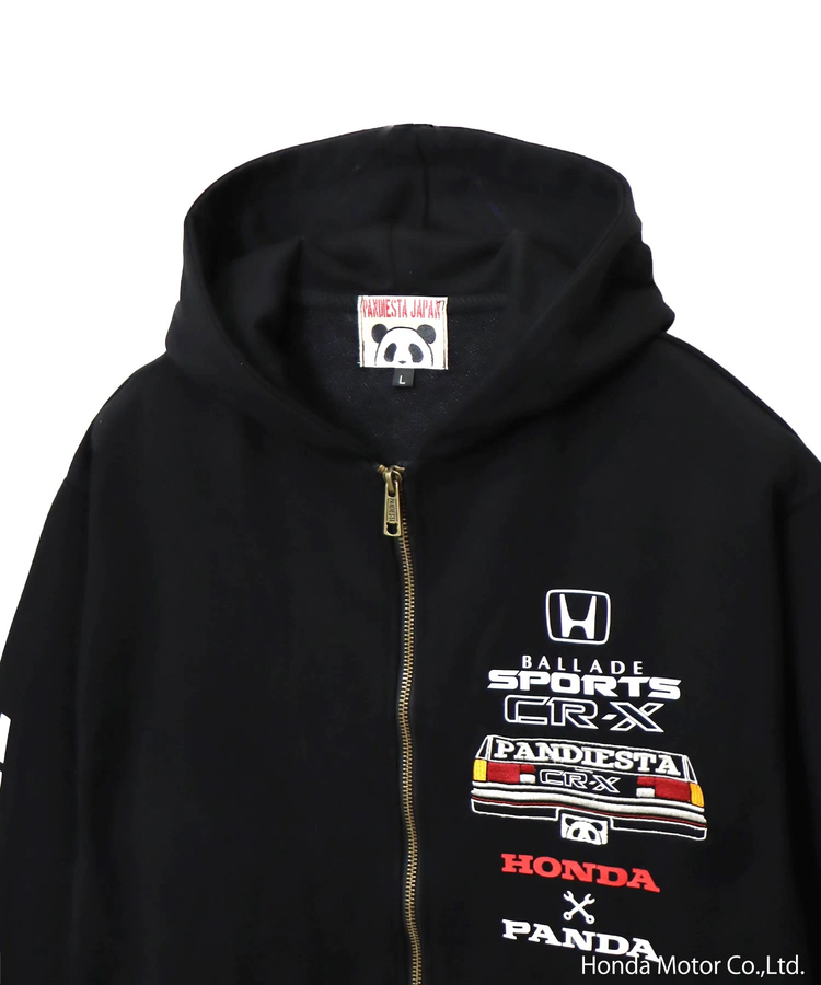 PANDIESTA(パンディエスタ) |SB Honda Pandiesta CR-X メカニックパンダ フルジップパーカー(595503 MENS/WOMENS)